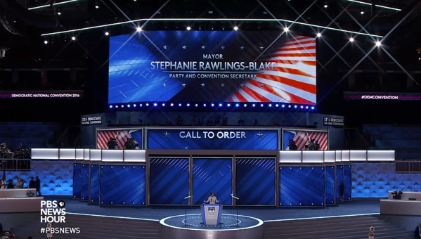 Calls for unity are met with protest on first day of Democratic National Convention