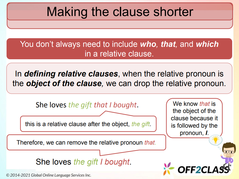 Shortening Relative Clauses: A Free ESL Lesson Plan