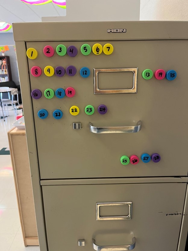 files in ambers classroom