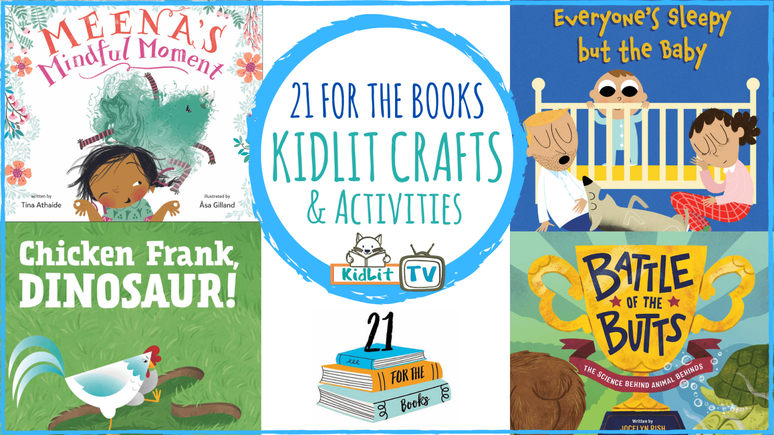 21 for the Books – Crafts & Activities on KidLit TV!