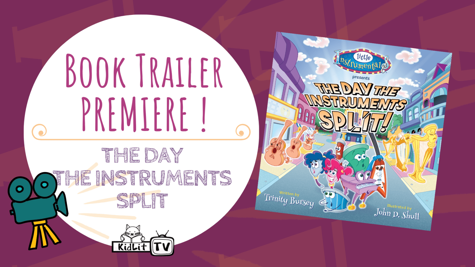 Book Trailer PREMIERE! THE DAY THE INSTRUMENTS SPLIT