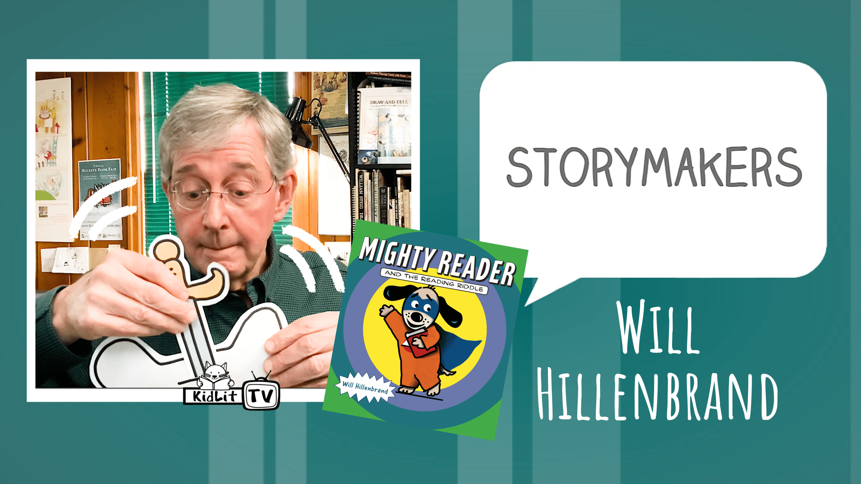 StoryMakers with Will Hillenbrand: Mighty Reader and the Reading Riddle