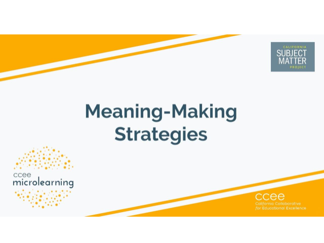 Meaning-Making
