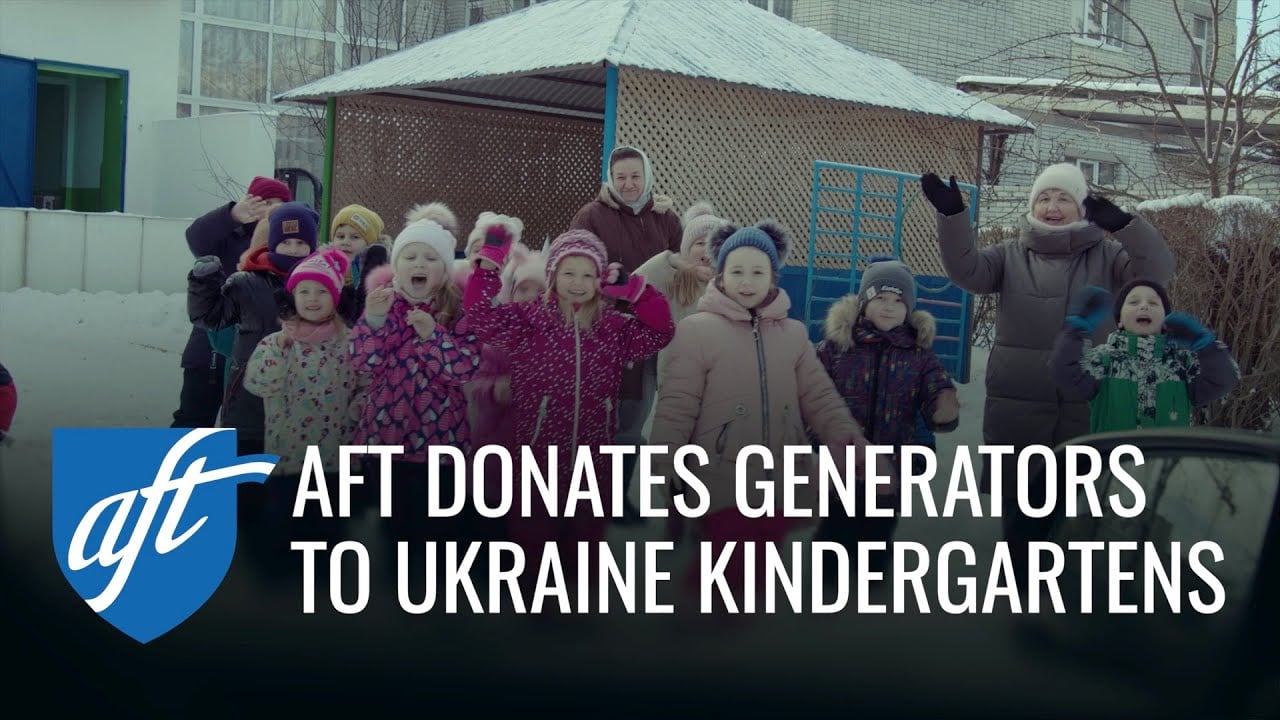 AFT Donates Generators to Ukraine Kindergartens