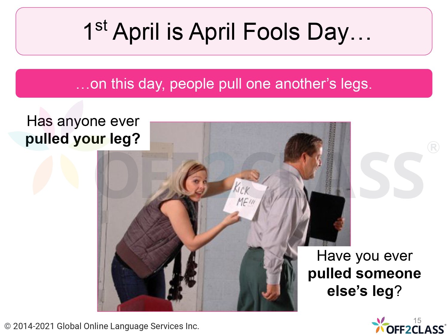 Idioms That Use Anatomy Vocabulary - Off2Class ESL Lesson Plan