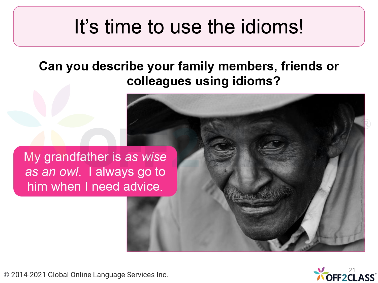 Idioms Describing People - Off2Class ESL Lesson Plan