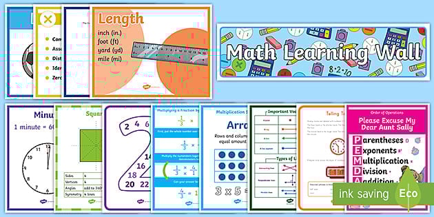 Math Visual Aids Pack