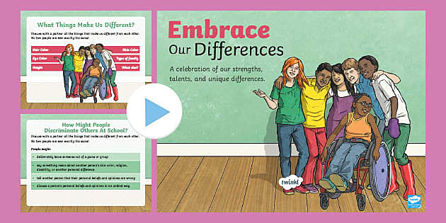 Embrace Our Differences Powerpoint