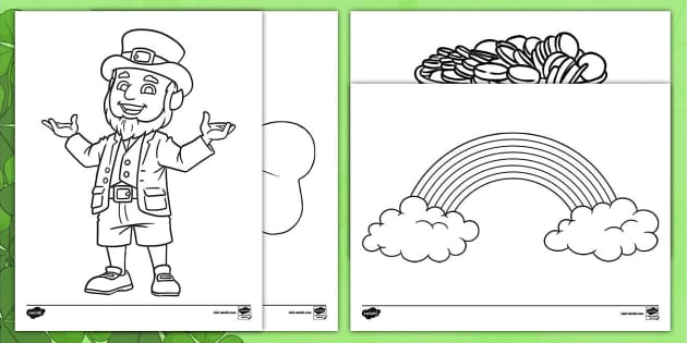 St. Patrick's Day Coloring Sheets