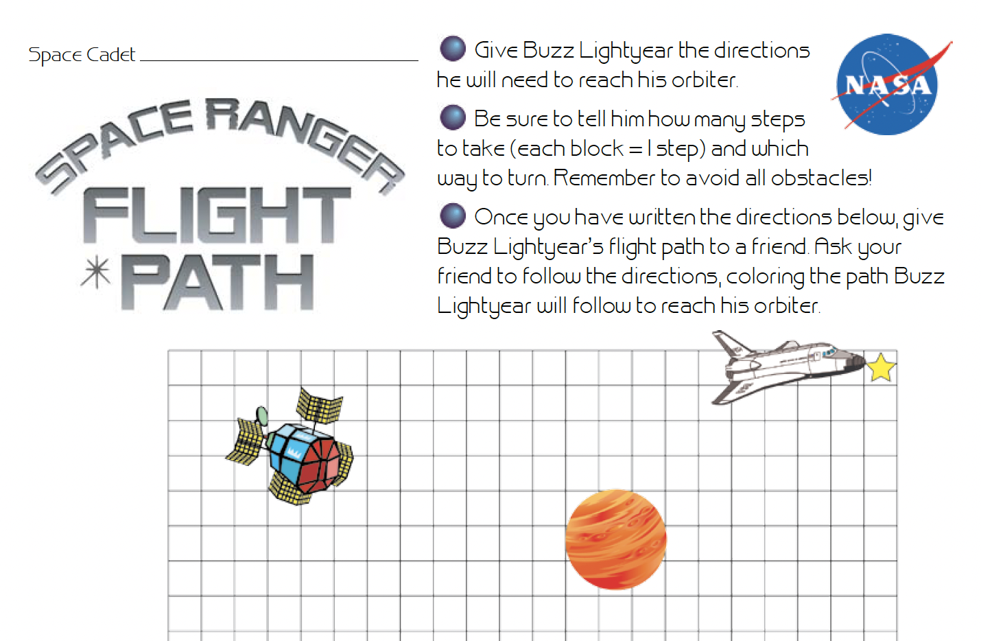 Buzz Lightyear Connect It!: Flight Path Activity
