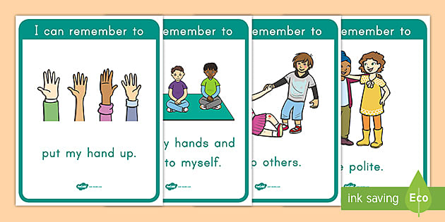 Good Manners Reminder Posters