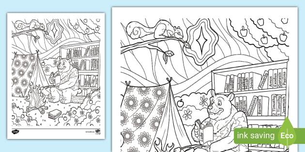 Vacation Bible School: Bible Boot Camp Coloring Activity