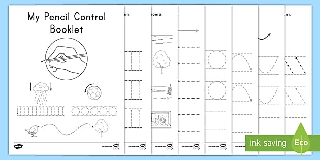 Pencil Control Activity Booklet