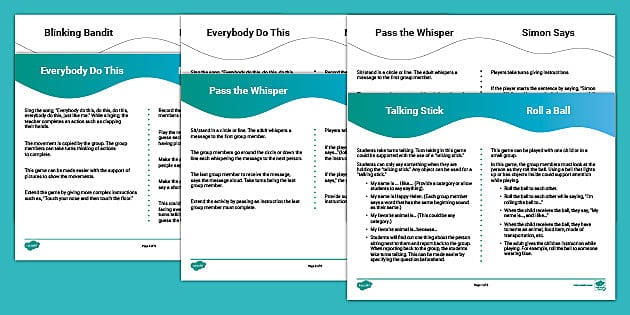 Classroom Games to Support Attention and Learning