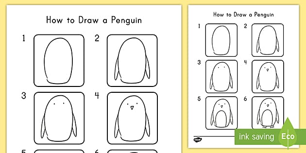 How to Draw a Penguin Activity