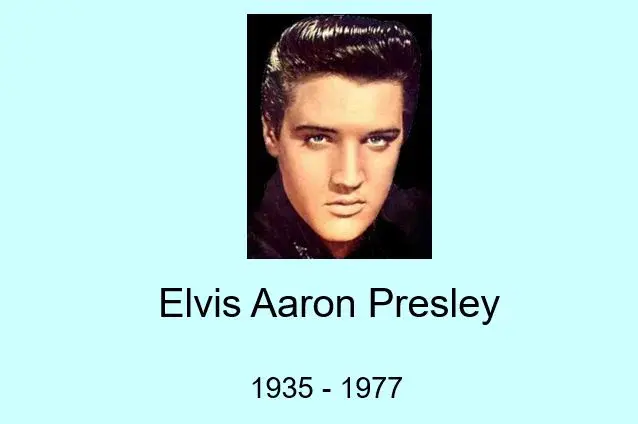 Famous people - Elvis Presley