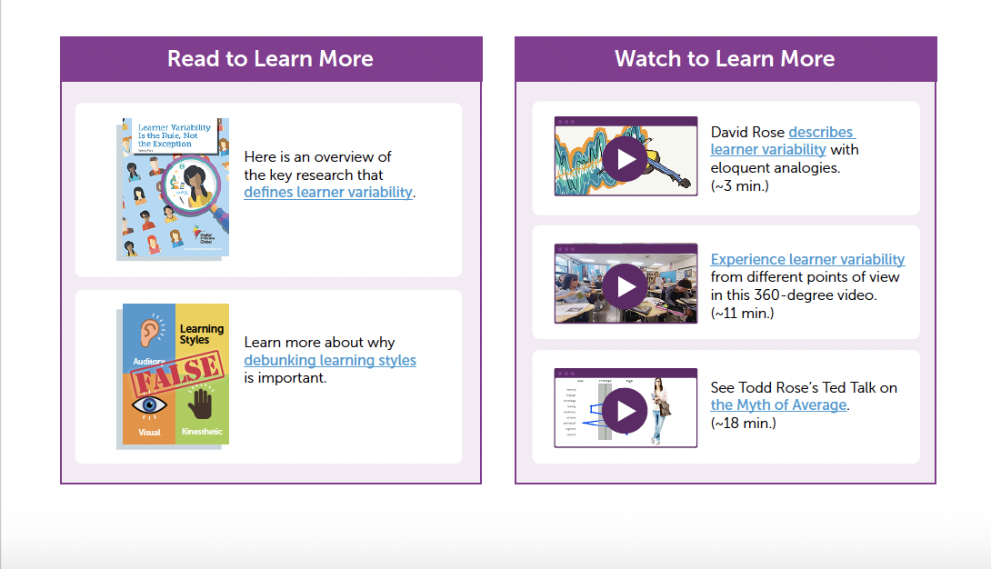 What is Learner Variability?