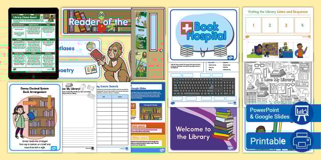 Library & Media Center Resource Pack