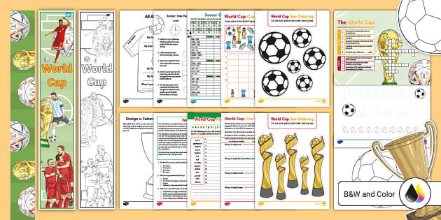 Men's World Cup Activity Pack