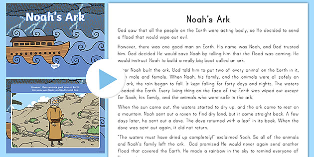 Noah's Ark PowerPoint and Story