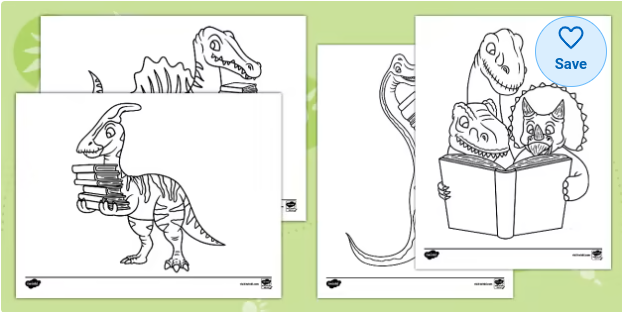 DINOvember Coloring Sheets