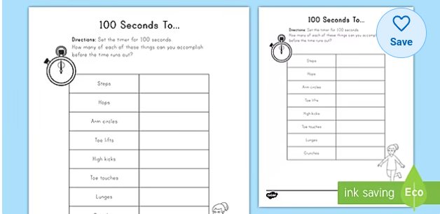 If I Had $100... Worksheet