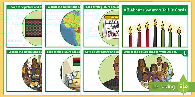 All About Kwanzaa Tell It Cards