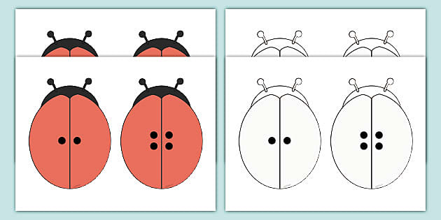 Ladybug Doubles Cutouts