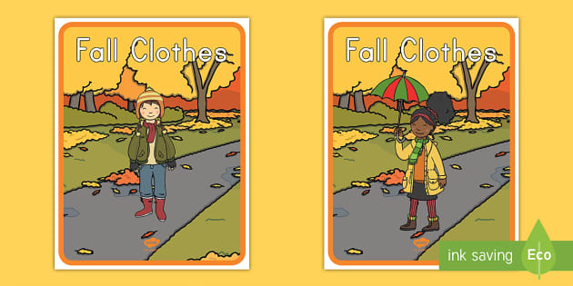 Fall Clothes Posters