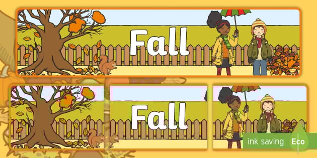 Fall Decorative Banner