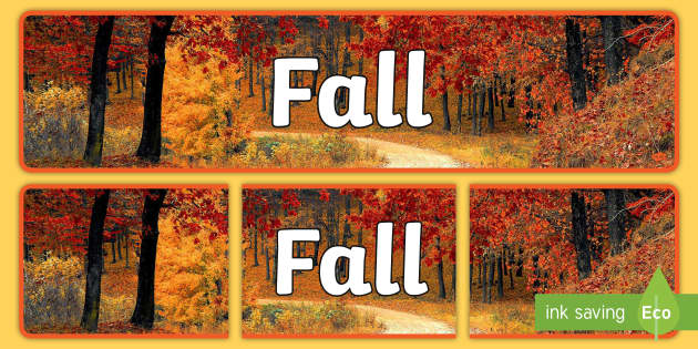 Fall Photo Banner