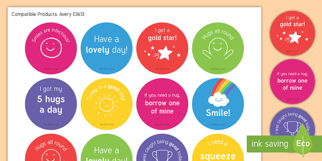 Wellbeing Stickers