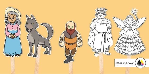 Fairy Tale Stick Puppets