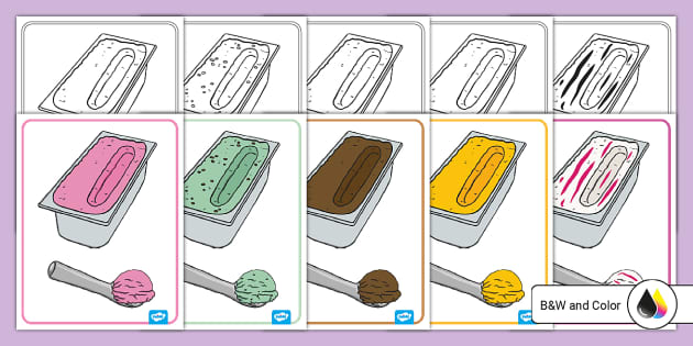 Ice Cream Shop Dramatic Play Posters