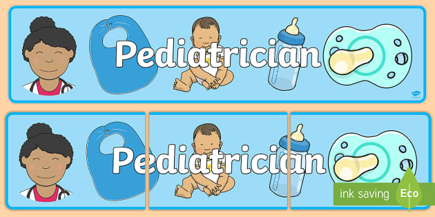 Pediatrician Dramatic Play Banner