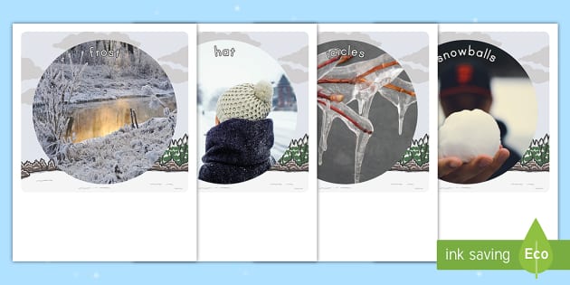 Winter Photo Cutouts