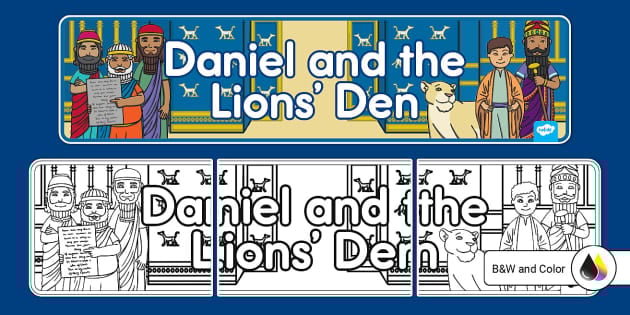 Daniel and the Lion's Den Banner