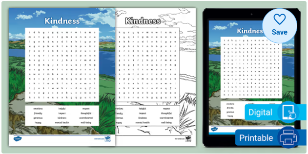 Kindness Word Search