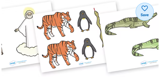 Noah's Ark Story Cut-Outs