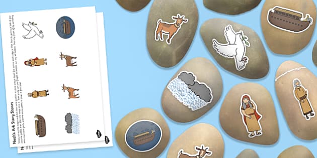 Noah's Ark Story Stones