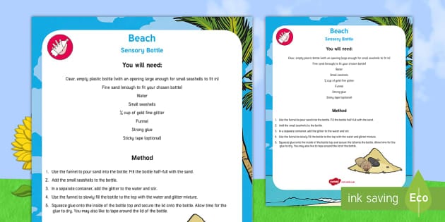 Beach Sensory Bottle