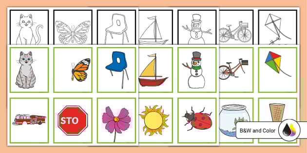 What's Missing? Picture Cards