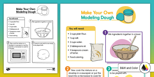 Modeling Dough Quick Recipe
