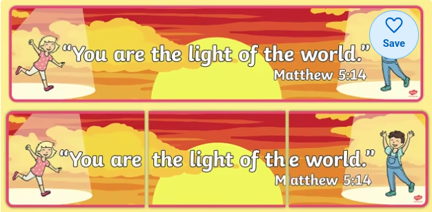 Matthew 5:14 Memory Verse Banner