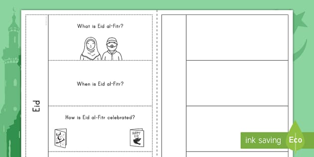 Eid al-Fitr Flapbook