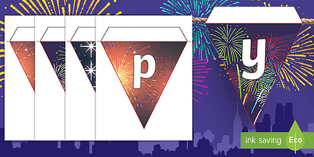 Happy New Year Bunting