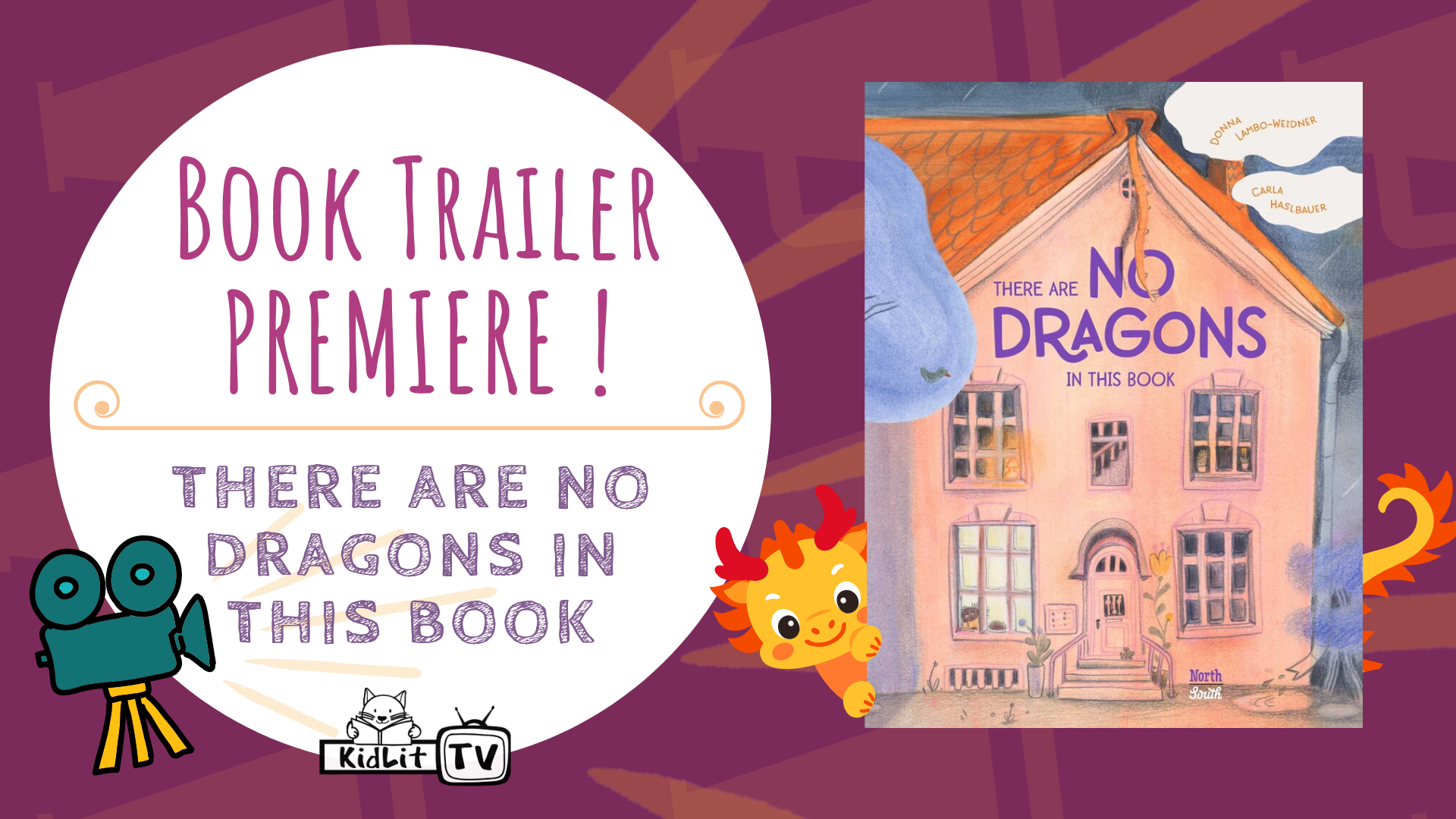 Book Trailer Premiere! THERE ARE NO DRAGONS IN THIS BOOK