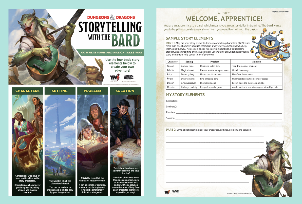 Storytelling with the Bard: Ignite Creative Writing with Dungeons & Dragons!