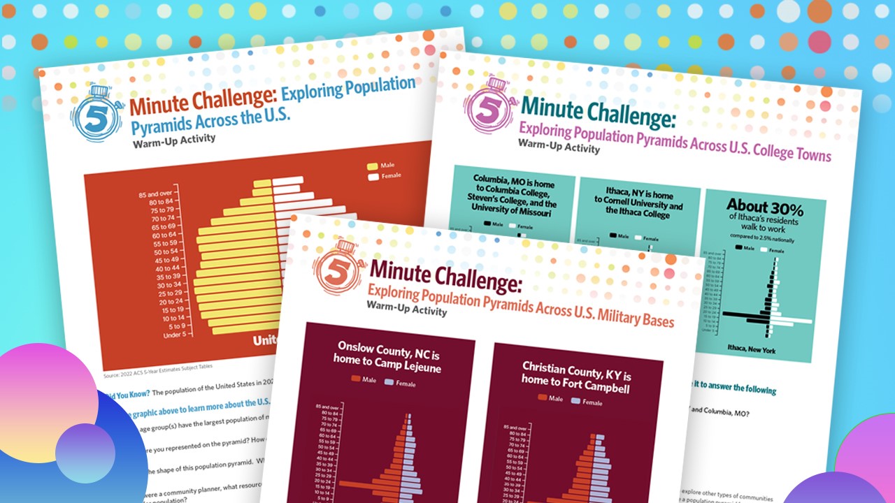 5 Minute Challenge: Exploring Population Pyramids
