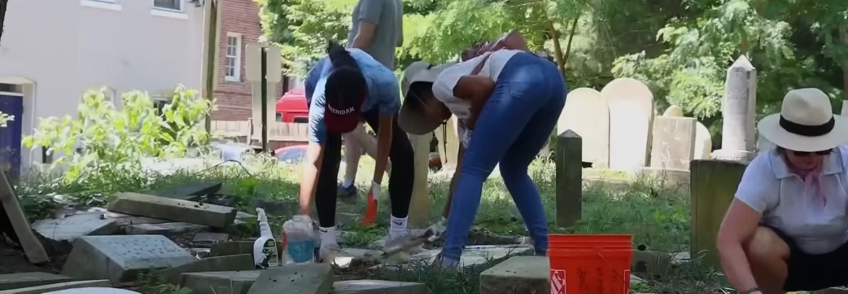 D.C. Youth Volunteer to Preserve Historic Black Cemeteries
